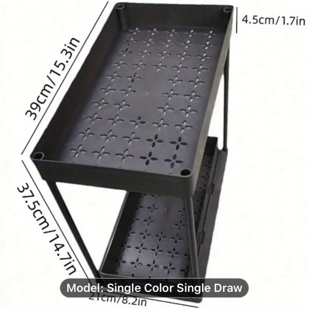 Black Storage Rack - Picture 3 of 6